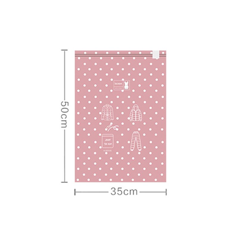 旅行收纳袋洗漱包男士防水便携女收纳包套装化妆包大容量旅游用品_30 粉色35*50【2枚入新包装】