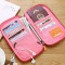 护照包机票护照夹可爱保护套旅行收纳包出国多功能袋包_7 大号玫粉