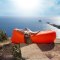 阳光房软坐垫懒人沙发靠背大学生凳子现代轻便休闲椅充气沙发床气 天蓝抗撕裂