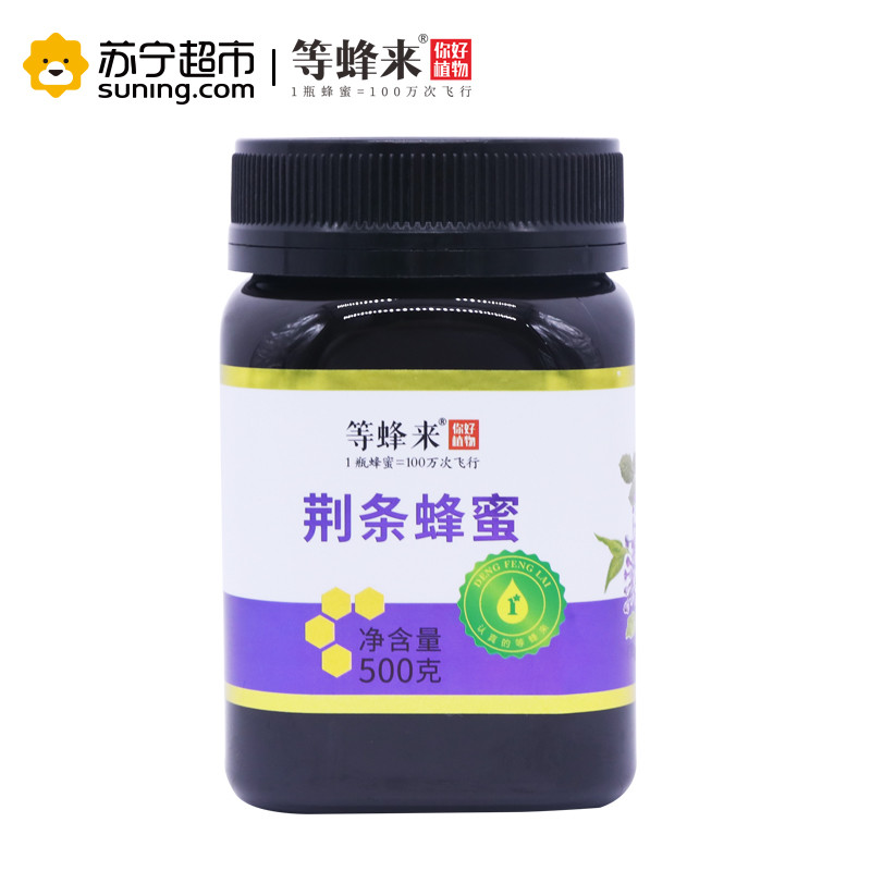 等蜂来天然成熟荆条蜂蜜 500g 家庭装