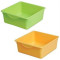 日本爱丽思IRIS儿童玩具盒无盖塑料抽屉盒储物小号收纳盒KCH-32P(5eb) 黄色