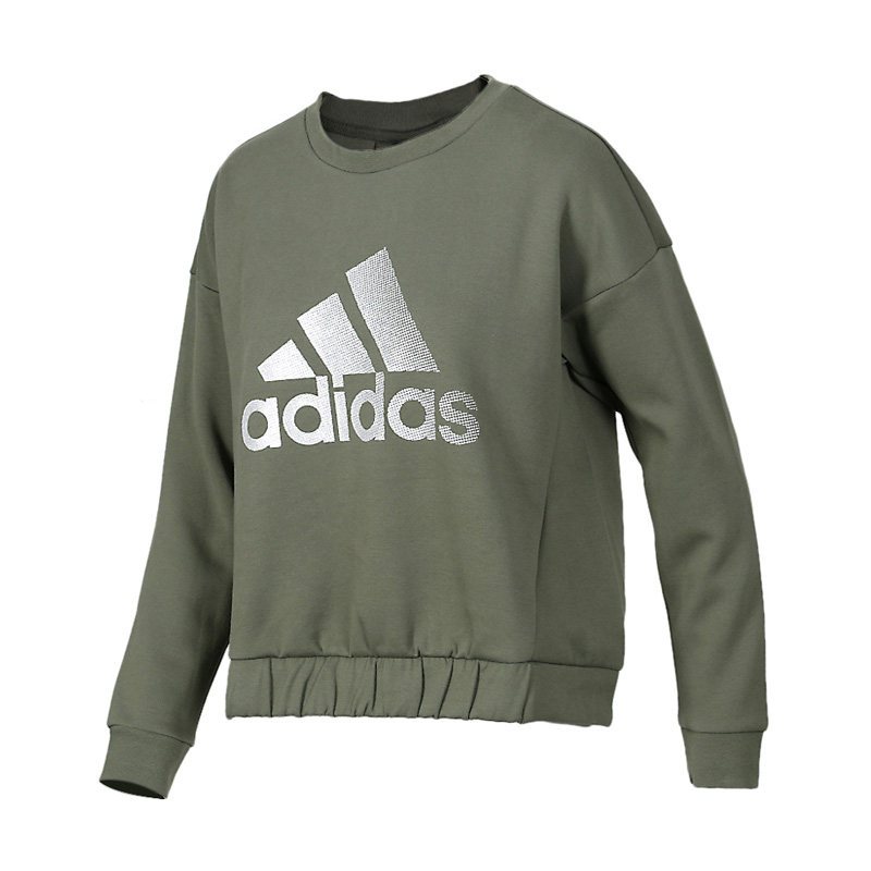 ADIDAS阿迪达斯新款女子上衣卫衣长袖休闲运动圆领套头衫DX7200 S DX7200