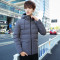 卡郎琪 冬季棉衣男加厚保暖青年韩版面包服 潮流连帽棉袄子时尚修身冬装大码棉衣外套QCCA321-1755 3XL 酒红色