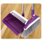 扫把簸箕套装组合旋转扫地笤帚带锯齿撮箕家用两件套 紫色