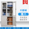 办公铁皮文件柜矮柜资料柜家用书柜档案柜阳台储物柜工具柜玻璃_847_787 图八_大器械_0.9mm