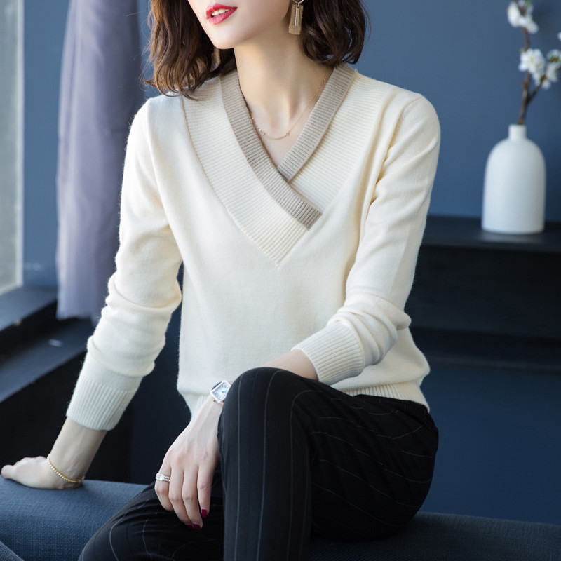半高领羊毛衫女短款印花毛衣妈妈装外穿针织上衣服打底衫秋冬内搭纯羊绒紧身短款套头打底衫哥弟恒源祥阿玛施鄂尔多斯恒源祥 XL-175 2619高领绿色