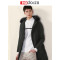 HODO红豆男装冬季羽绒服中长款轻时尚貉子毛男士羽绒服 185/100A G5绿色