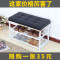 鞋架子简易多层防尘多功能鞋柜换鞋凳经济型家用家里人宿舍省空间_22_858 90*30*45皮毛绒红