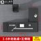 上海办公家具新款特价现代大班台经理老板总裁主管板式电脑桌包邮_603_436 3.6米_左侧柜