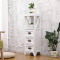 床头柜小窄柜简约现代户型时尚木质欧式卧室小型实木北欧经济型迷_626_344 整装_绿色三斗30*25