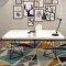 北欧极简办公电脑桌简约实木洽谈书桌现代铁艺写字桌休闲网红桌椅_91_89 网椅