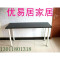 北京简约电脑桌简易办公桌子会议桌双人培训桌书桌140*60餐桌_727_714 140*70*75