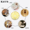 简约LED光控小夜灯节能省电插电迷你感应创意床头起夜灯宝宝喂奶橙子灯 默认颜色