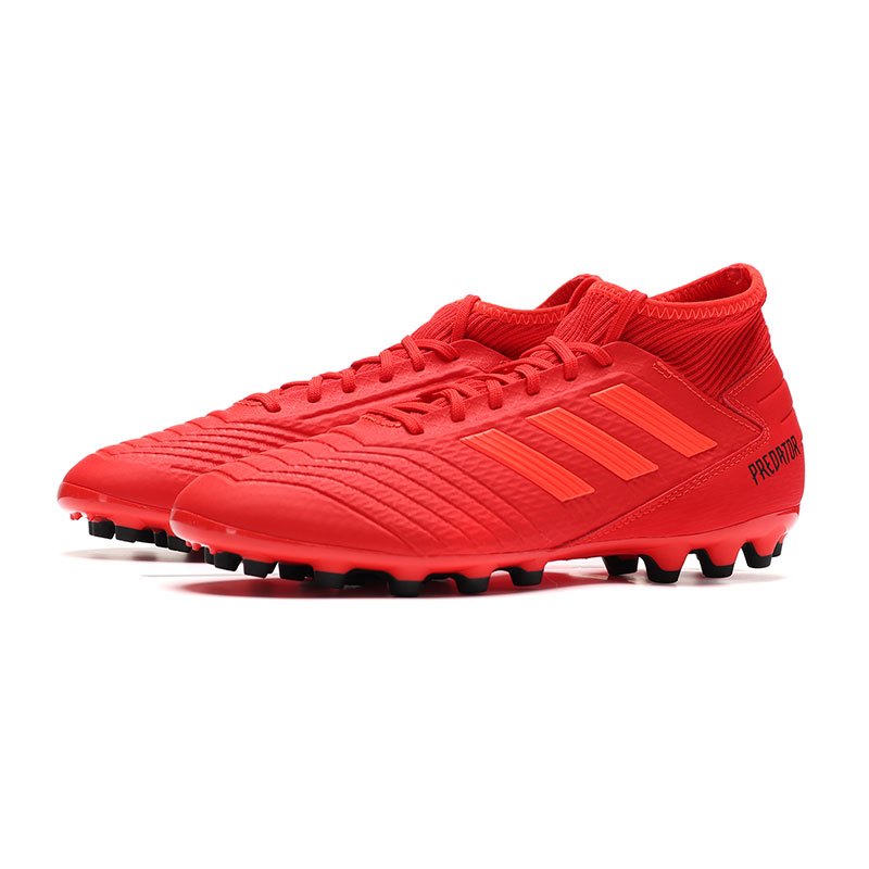 adidas阿迪达斯男子足球鞋2018新款Predator 18.3 Ag运动鞋BB7747 41码 D97944红色+红荧光