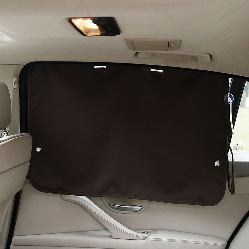 汽车内遮阳挡小车窗户防晒隔热窗帘板吸盘式侧窗布玻璃太阳通用型(aaa)_8