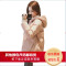 冬季羽绒棉服女中长款加厚保暖棉袄女学生韩版面包服宽松棉衣外套_4 M 黑色收藏送礼