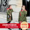 2018新款羽绒棉衣女中长款冬季韩版时尚百搭学生棉服加厚保暖棉袄_2 M【建议80-100斤】 黑色