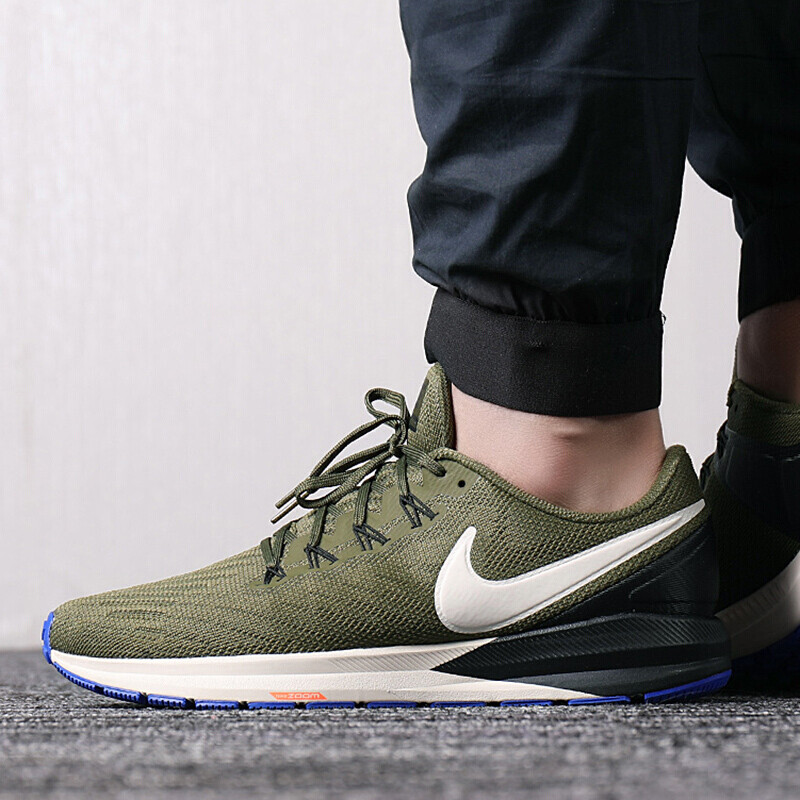 耐克（NIKE）男款AIR-ZOOM-STRUCTURE-22运动休闲跑步鞋AA1636 AA1636-300（男） 9.5（男/43码）