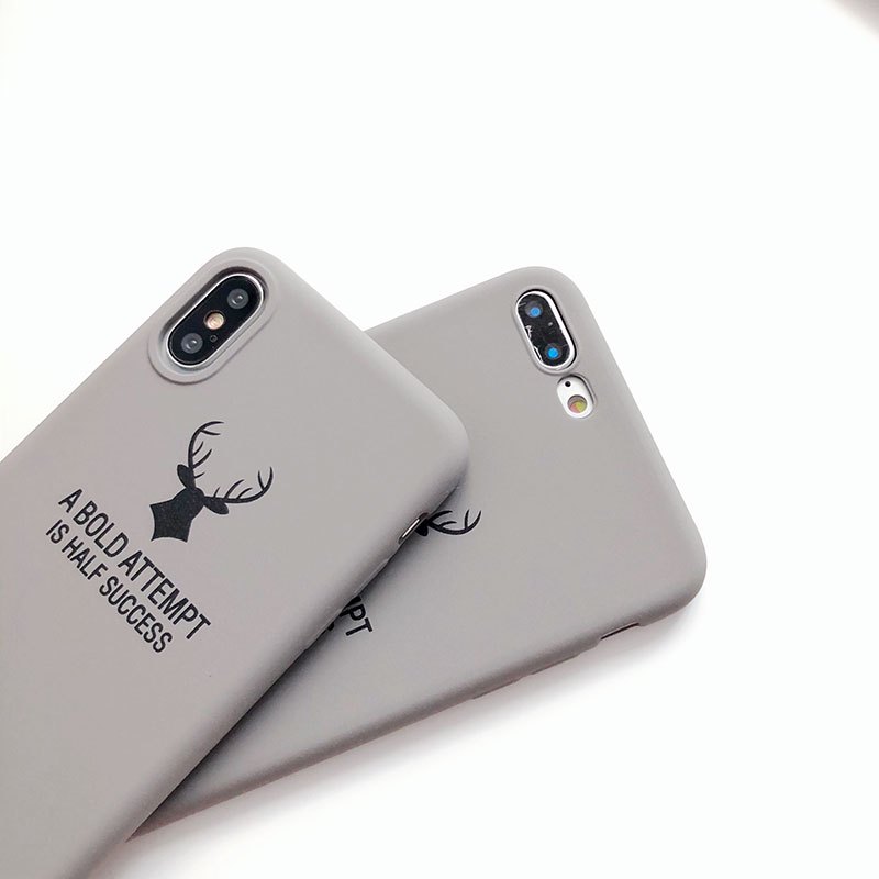 潮牌麋鹿头华为p20pro手机壳p10plus磨砂mate10pro女款p8/P9青春版情_6 P9plus