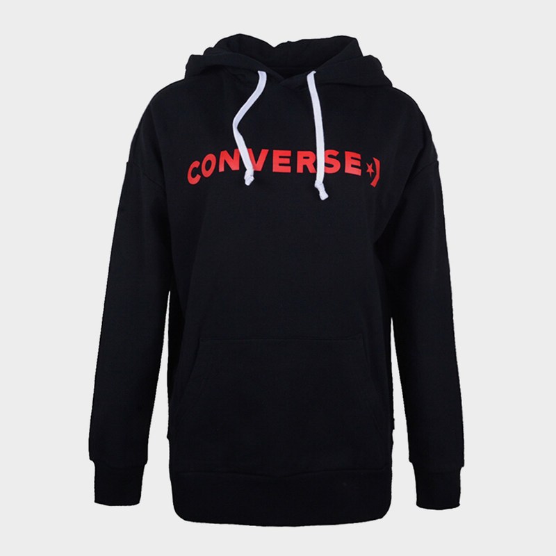 converse匡威秋季女运动休闲舒适连帽卫衣套头衫10007113-A01 L 10007113-A01