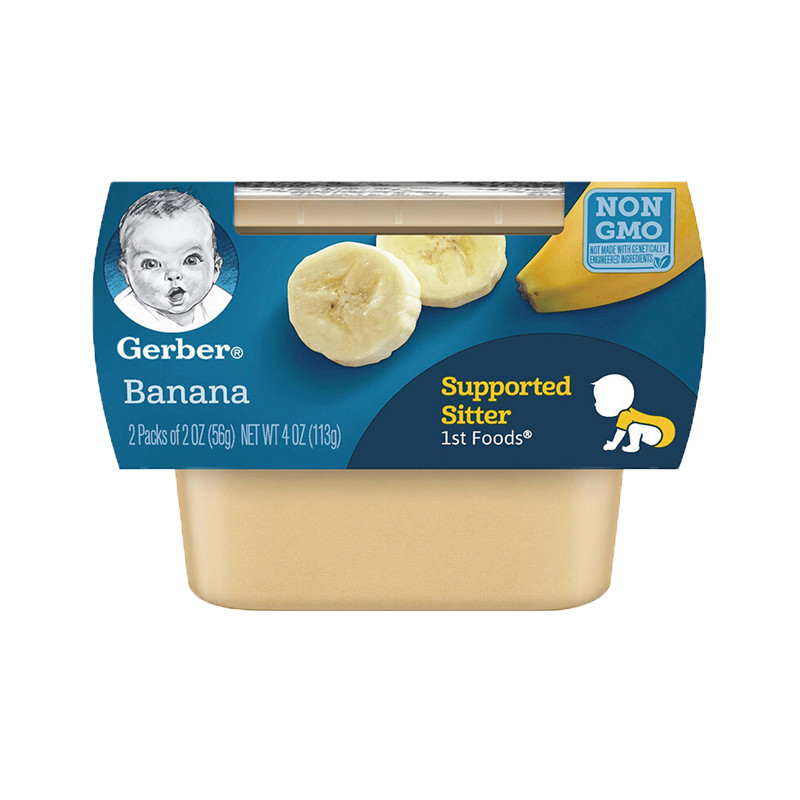 嘉宝Gerber婴幼儿辅食 香蕉果泥 一段辅食初期 113g 美国进口