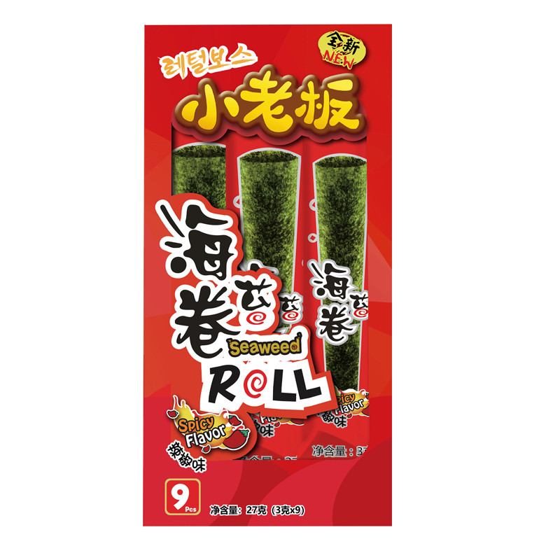 小老板烤海苔卷（辣椒味）27g