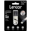 雷克沙（LEXAR）F35 指纹加密安全U盘32G 150M高速USB3.0 加密U盘 指纹U盘32G