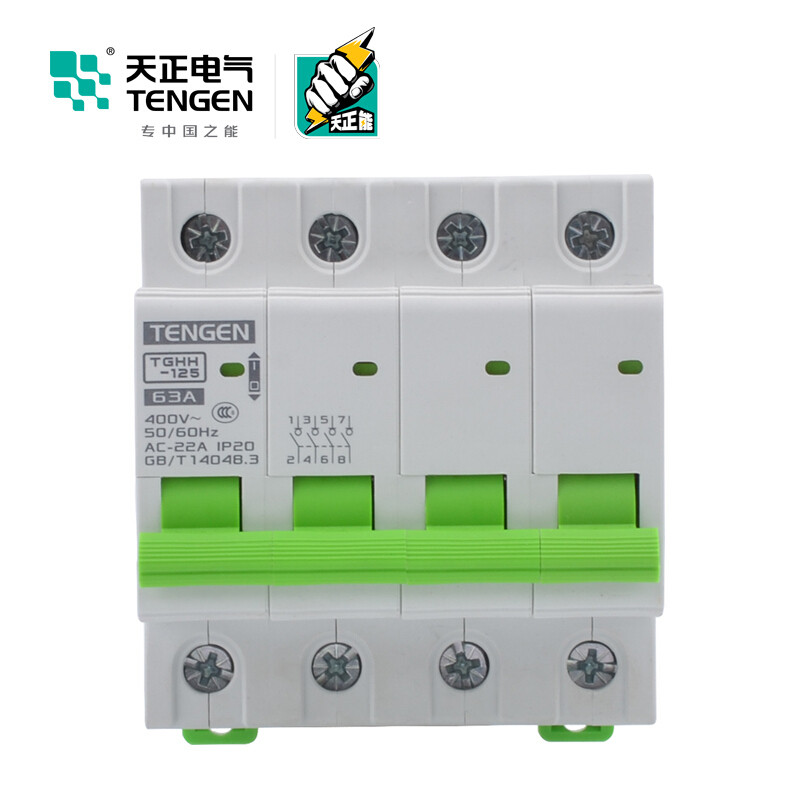 天正电气 TGHH-125 空气开关 4P 125A 336011200027 微型断路器