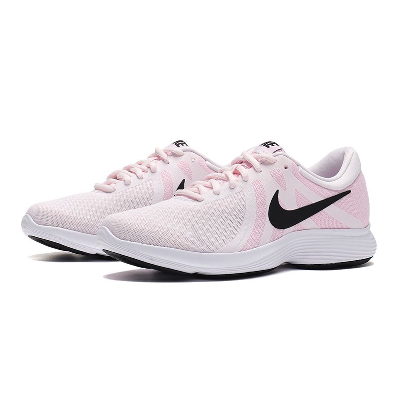 Nike耐克女鞋跑步鞋新款REVOLUTION透气舒适休闲运动鞋908999 908999-604淡粉+黑+粉色+白 36码