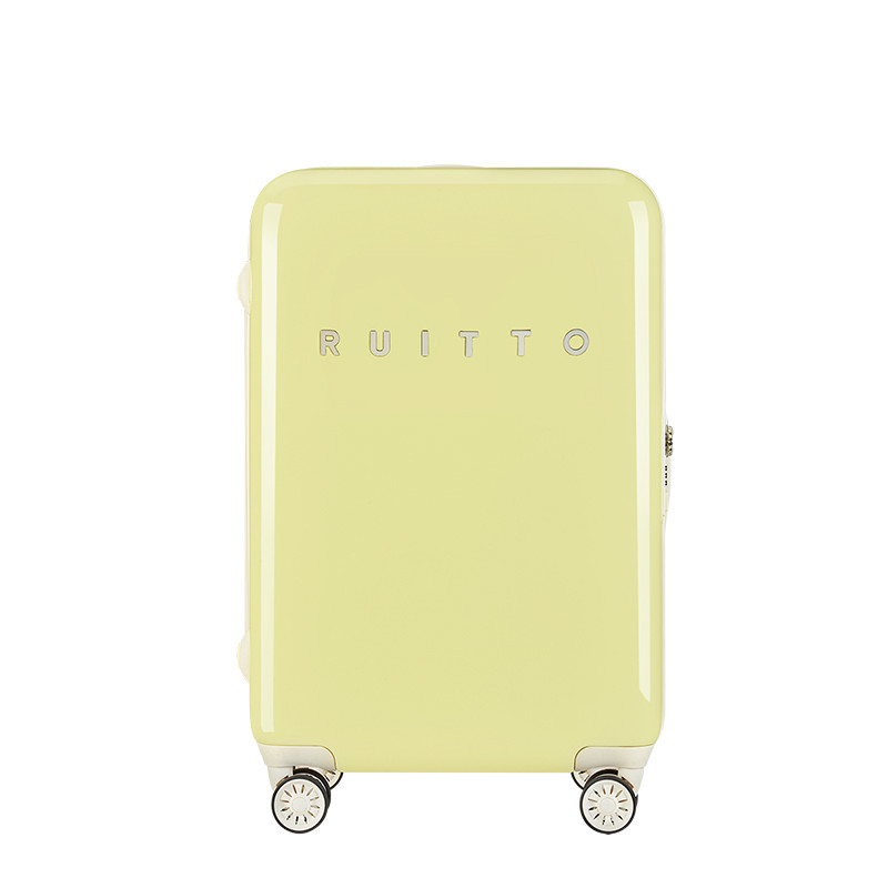 睿途(RUITTO)行李箱女旅行箱小清新登机28寸可爱学生拉杆箱密码韩版网红万向轮 28寸 黄色