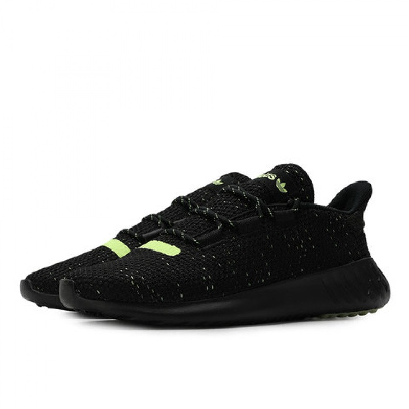 adidas阿迪三叶2019新款中性男女小椰子休闲运动跑步鞋CG7112 1号黑色/高光黄CG7112 39