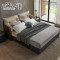 狄雷斯DILEISI 床 MS984P 1.8M【标准版】实木框架单床+床头柜*2+3D乳胶床垫