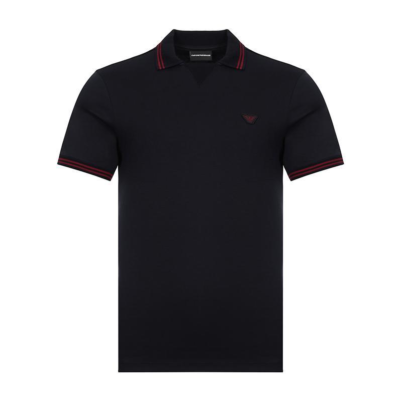 EMPORIO ARMANI 阿玛尼 男士棉质短袖POLO衫 3Z1F63 1JPRZ 0922-海军蓝 L