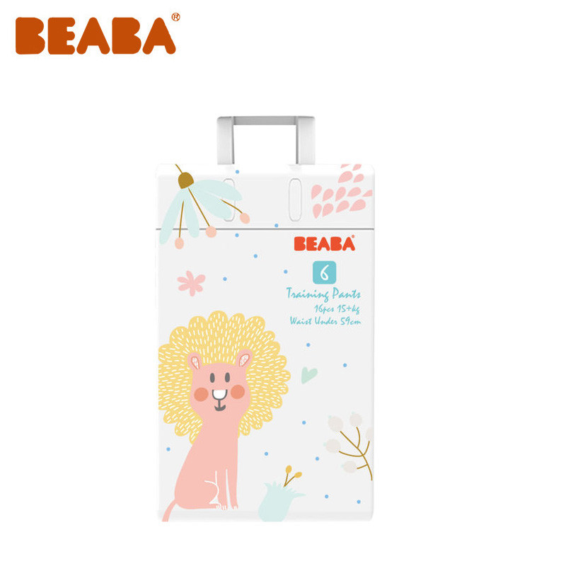 BEABA疯狂动物迷拉拉裤XXL16片