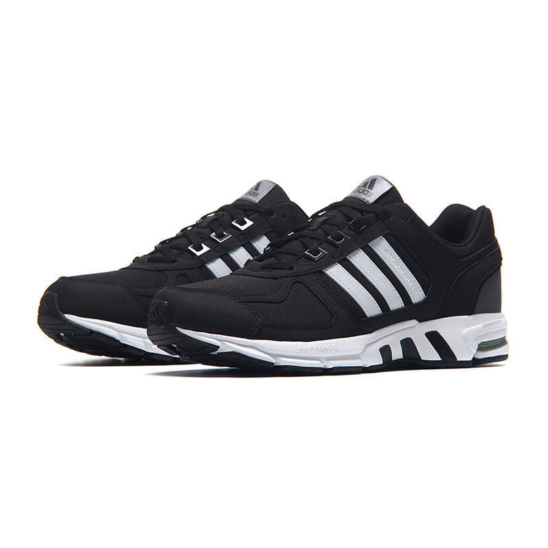 【自营】adidas阿迪达斯男子跑步鞋新款经典EQT缓震运动鞋DA9375 DA93751号黑色+亮白 42码