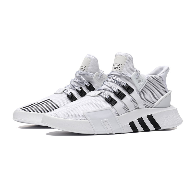 【自营】adidas阿迪达斯三叶草新款男运动休闲鞋BD7772 BD7772白色+黑色 44.5码