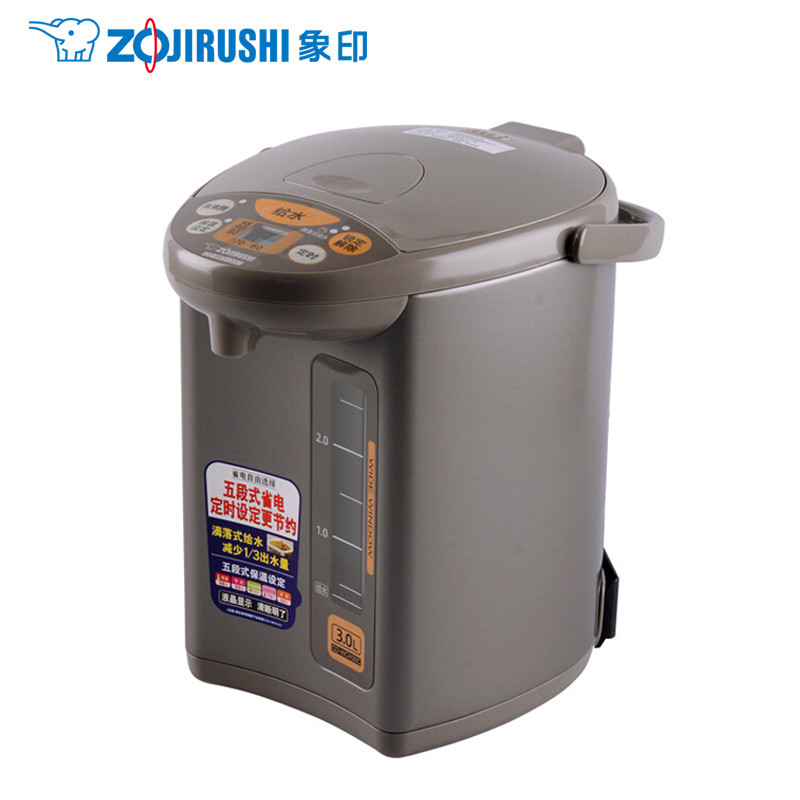 日本象印(ZO JIRUSHI)电热水瓶CD-WCH30C-TD 香草棕色