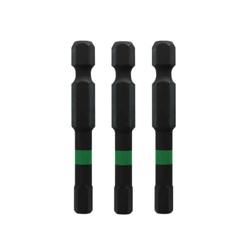 世达(SATA) 10件套6.3MM系列50MM长抗冲击六角旋具头 3MM 59753