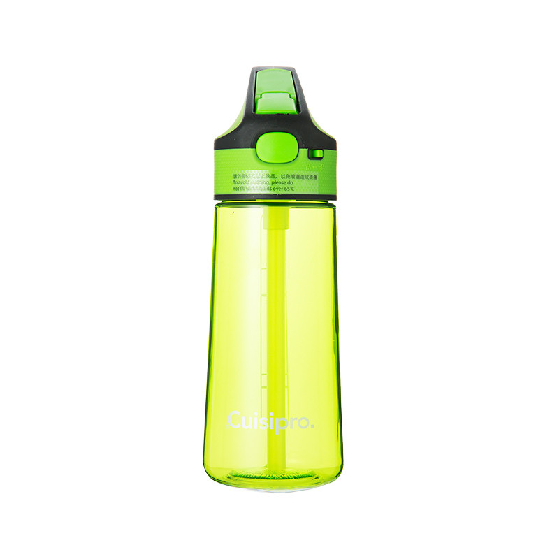 加拿大 Cuisipro 创意水杯 一触式开合Tritan运动水杯500ML 绿色