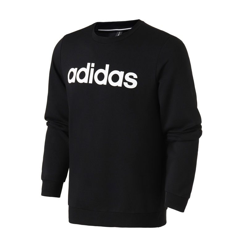 Adidas阿迪达斯NEO男装2019春季新款运动圆领卫衣针织衫DW7923 S DW7923/单层针织