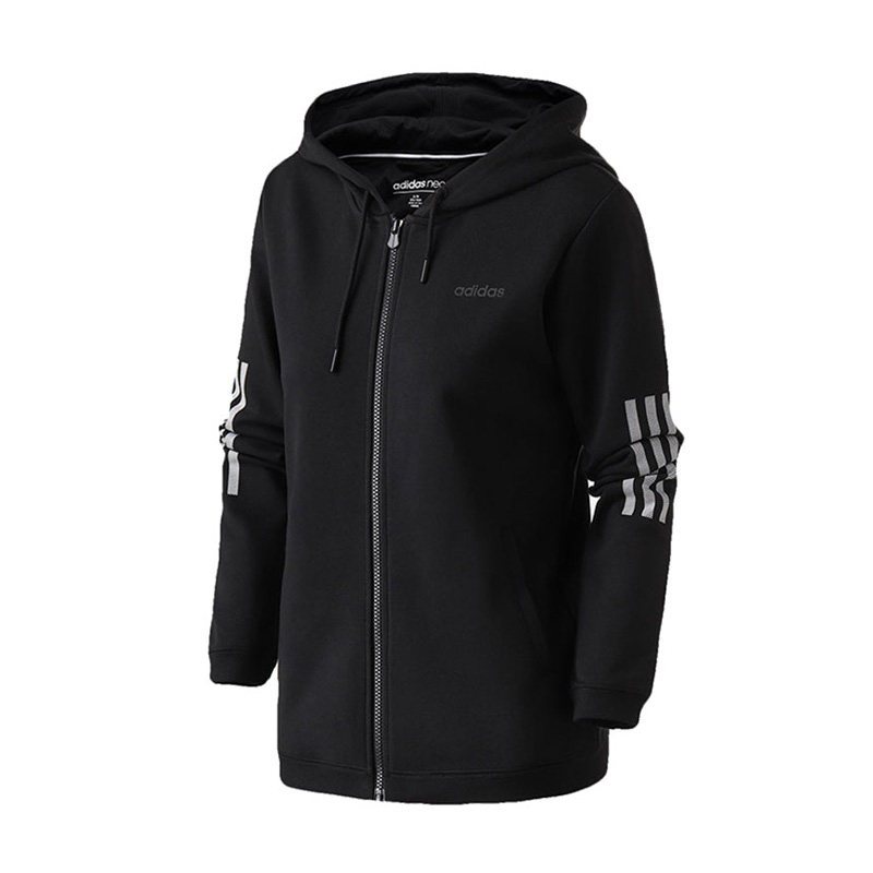 ADIDAS阿迪达斯新款女子休闲舒适运动外套夹克连帽外套DM2056 S DM2056