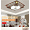 新中式吸顶灯方形复古客厅灯具实木大厅灯现代中式LED灯饰中国风70cmLED 55cm+led单色