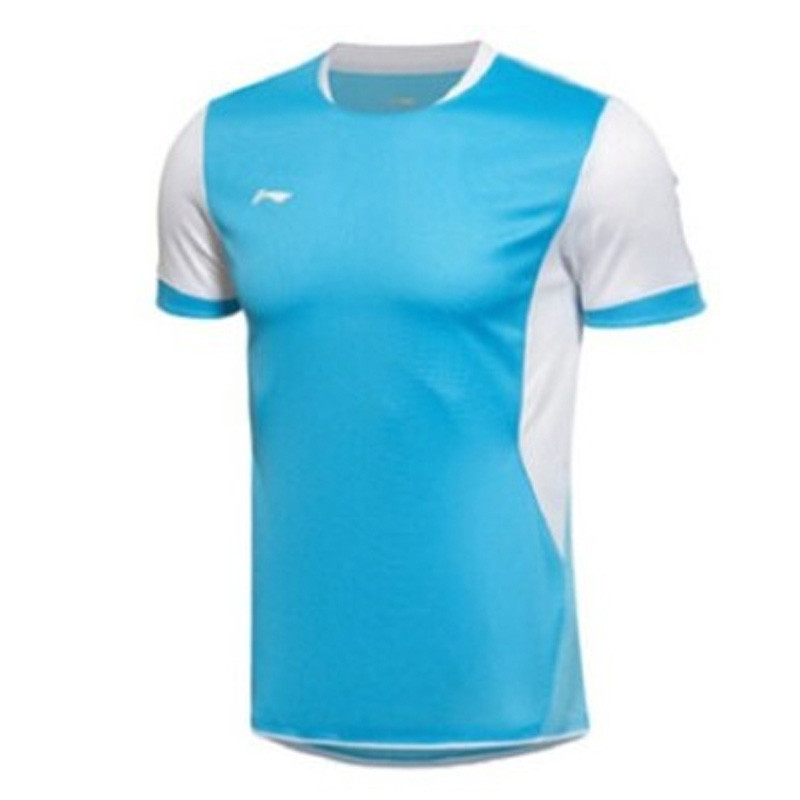 李宁(LI-NING)2015足球短袖T恤男士足球比赛服足球衣男子足球紧身衣AAYK357-3 XL AAYK357-3