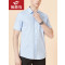 红豆旗下相思鸟（xiangsiniao)男士夏季条纹短袖衬衫C1502 蓝色B1 180/96A(41)