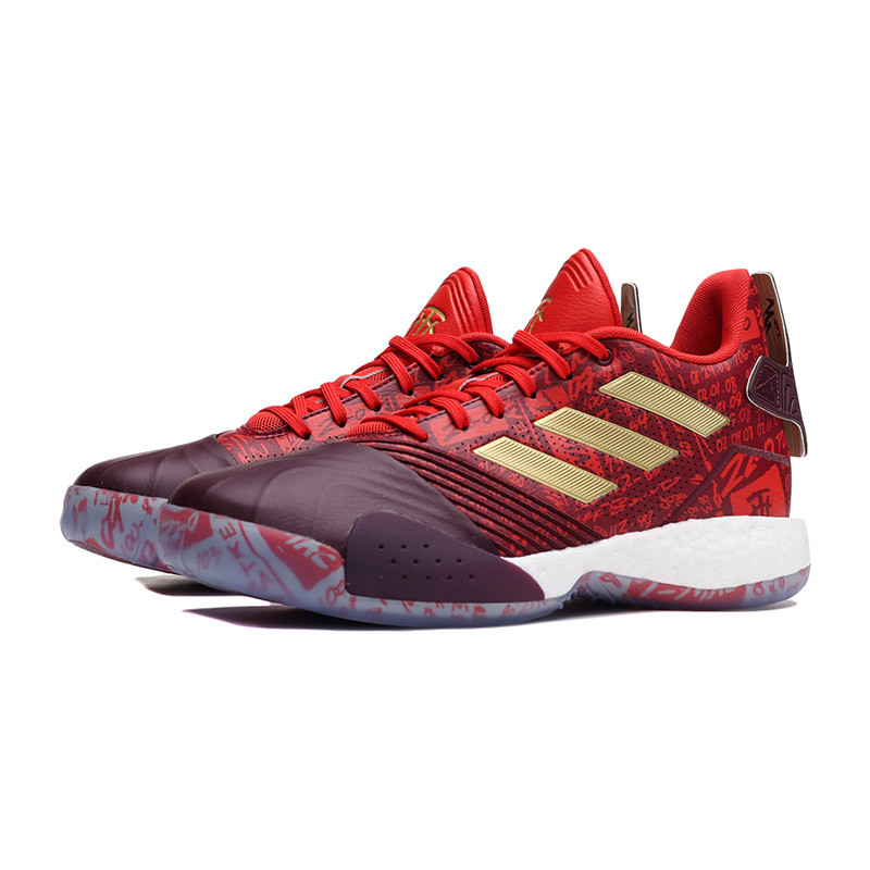 adidas男鞋篮球鞋新款TMAC MILLENNIUM麦迪比赛运动鞋G27749 G27749暗红+红色+酱紫+金色 41码