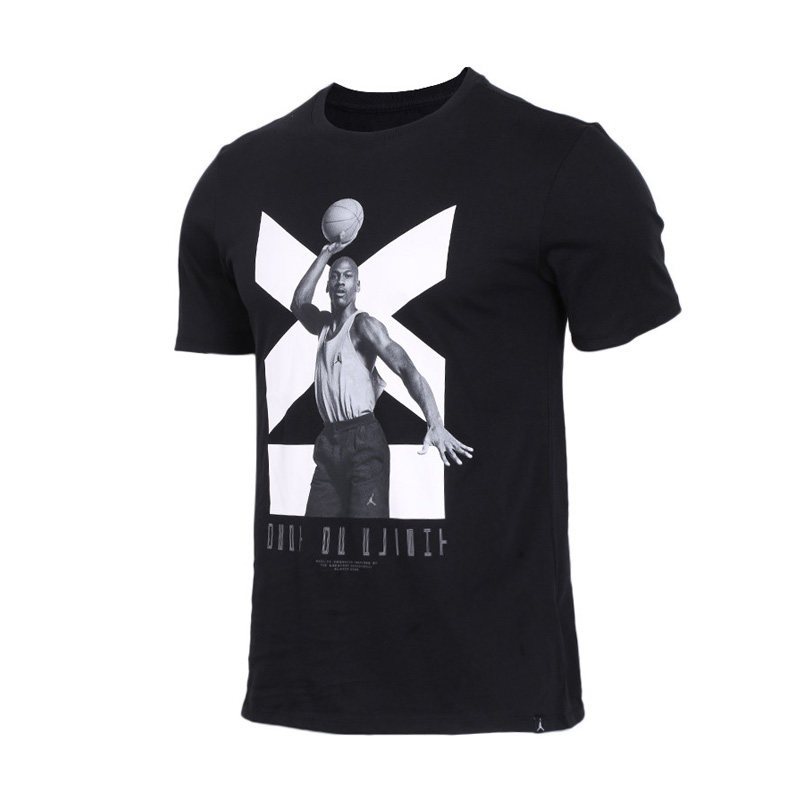 NIKE耐克上衣男装休闲运动舒适T恤半袖圆领短袖916047-010_7 M 916047-010