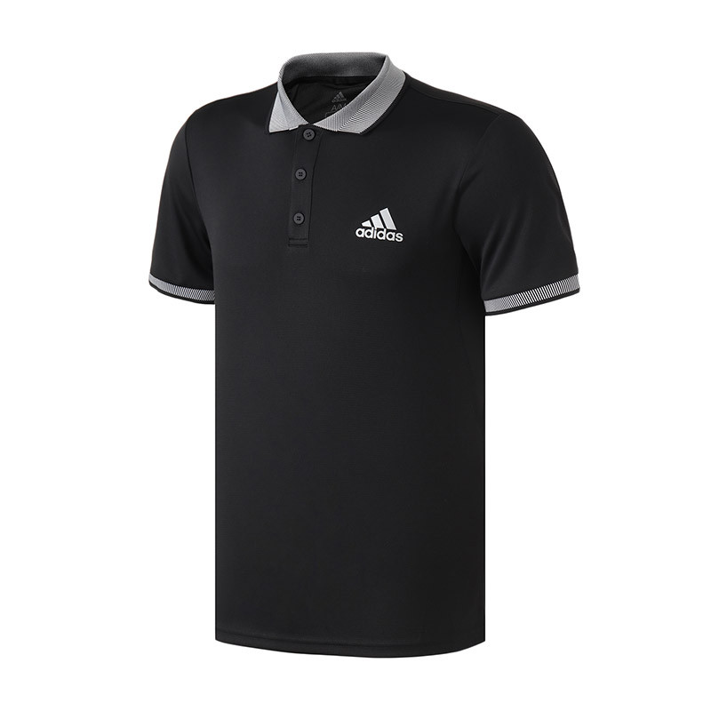 【自营】adidas男服短袖POLO衫网球文化衫休闲运动服DX1806 XXL DX1806黑色