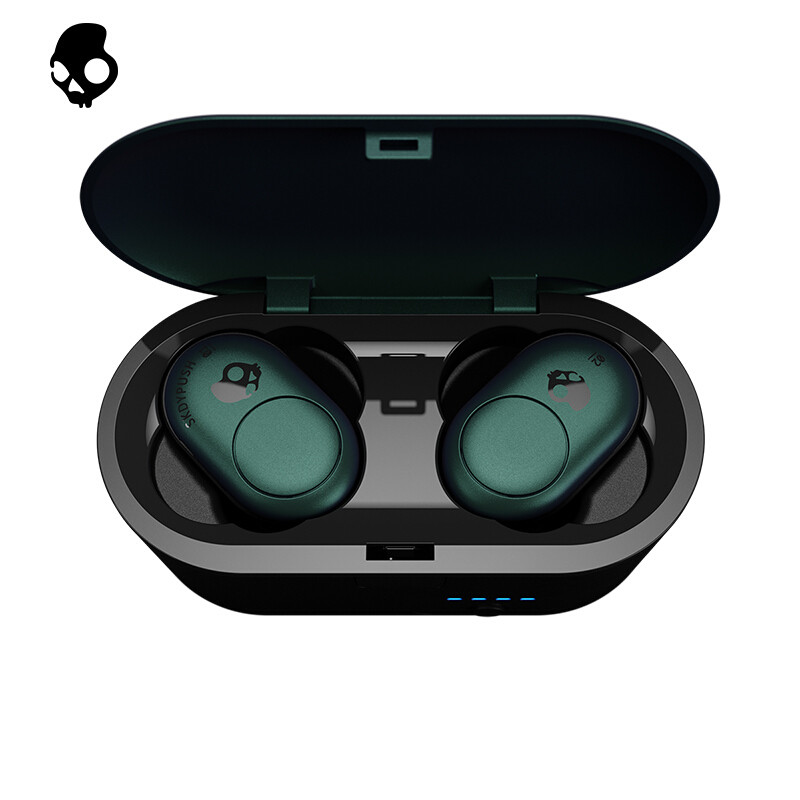 斯酷凯蒂(Skullcandy) PUSH S2BBW-L638/M714 真无线入耳式蓝牙耳机 商务通话时尚耳塞 绿色