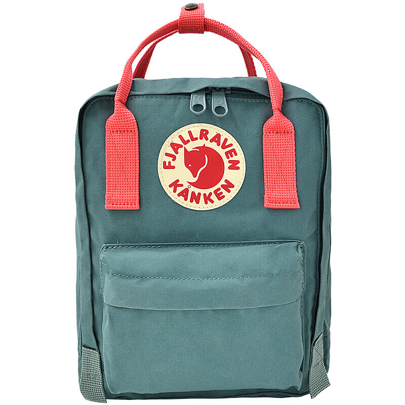 北极狐（Fjall Raven）户外男女通用Mini防泼水休闲运动双肩包23561 23561-664-319（霜绿桃红色/7L）