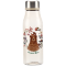 乐扣乐扣（lock&lock）森系复古水杯塑料杯 ABF678 550mL 棕色